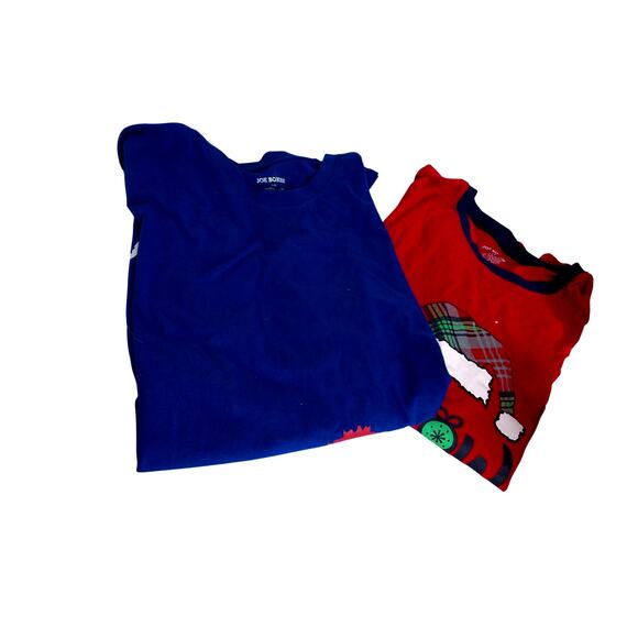 Joe Boxer I Know Santa & Teddy Bear Christmas Shirts Size Large SET Of 2 - Picture 3 of 12